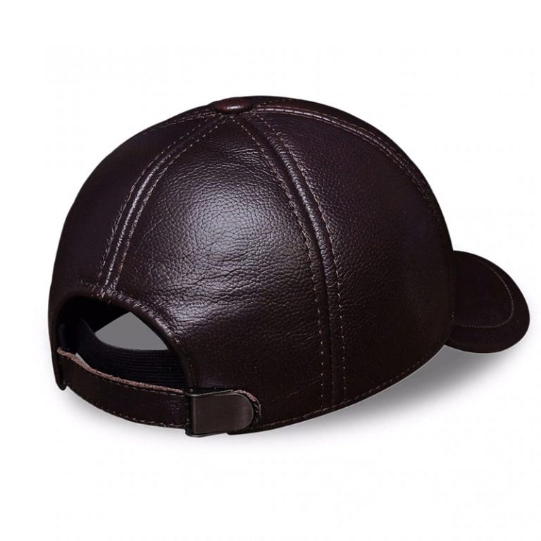 Genuine Leather Men's Baseball Cap | Muduh Collection