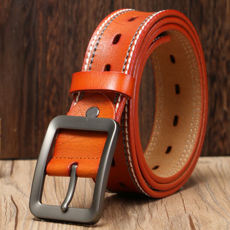 Long Genuine Leather Women's Belt | Muduh Collection