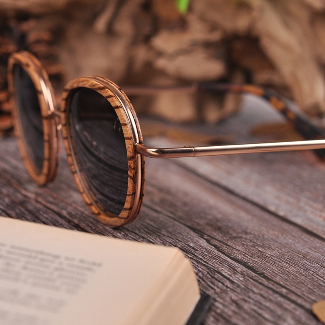 Simple Wooden Women's Polarized Sunglasses | Muduh Collection