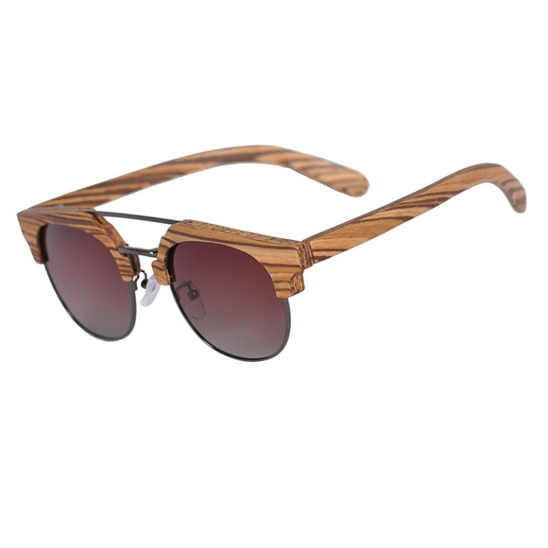 Unisex Polarized Wood Sunglasses Retro Uv400 Vintage Glasses Muduh Collection 3236