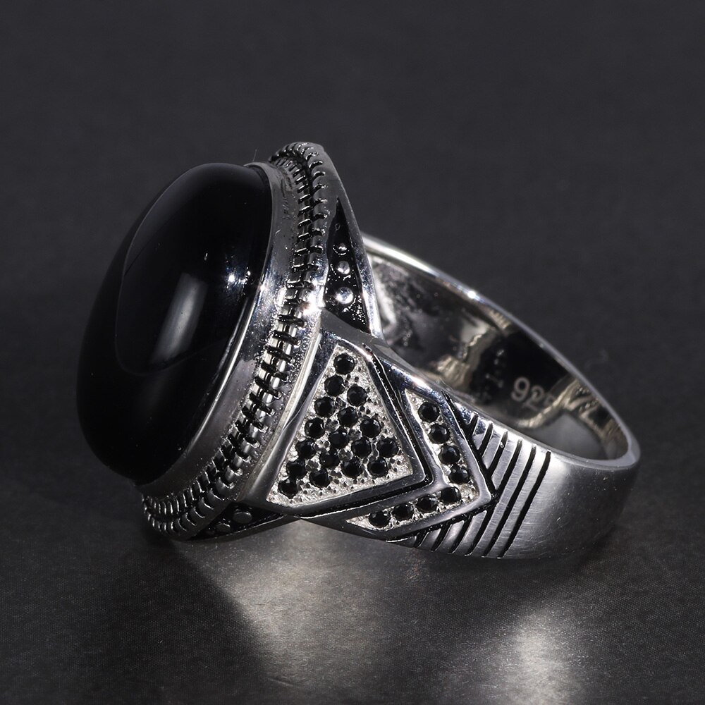 Black Onyx Turkish Ring | Muduh Collection