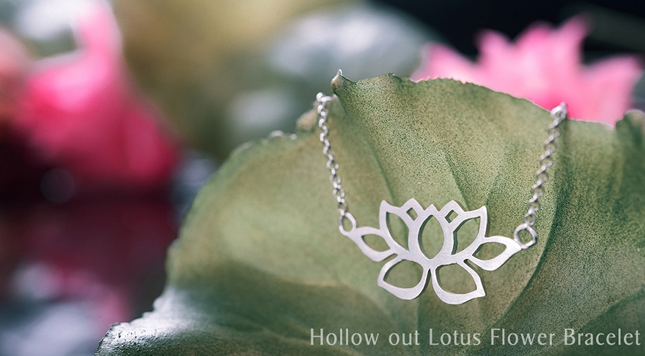 Sterling Silver  Plum Blossom Bracelet - Lotus Fun